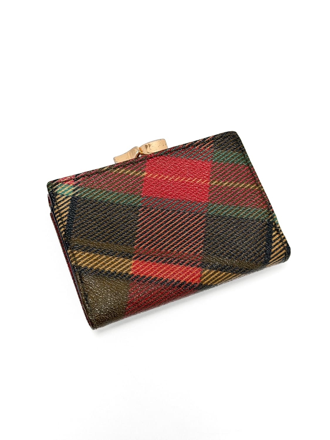 비비안웨스트우드 타탄 체크 ORB 반지갑 상품이미지2