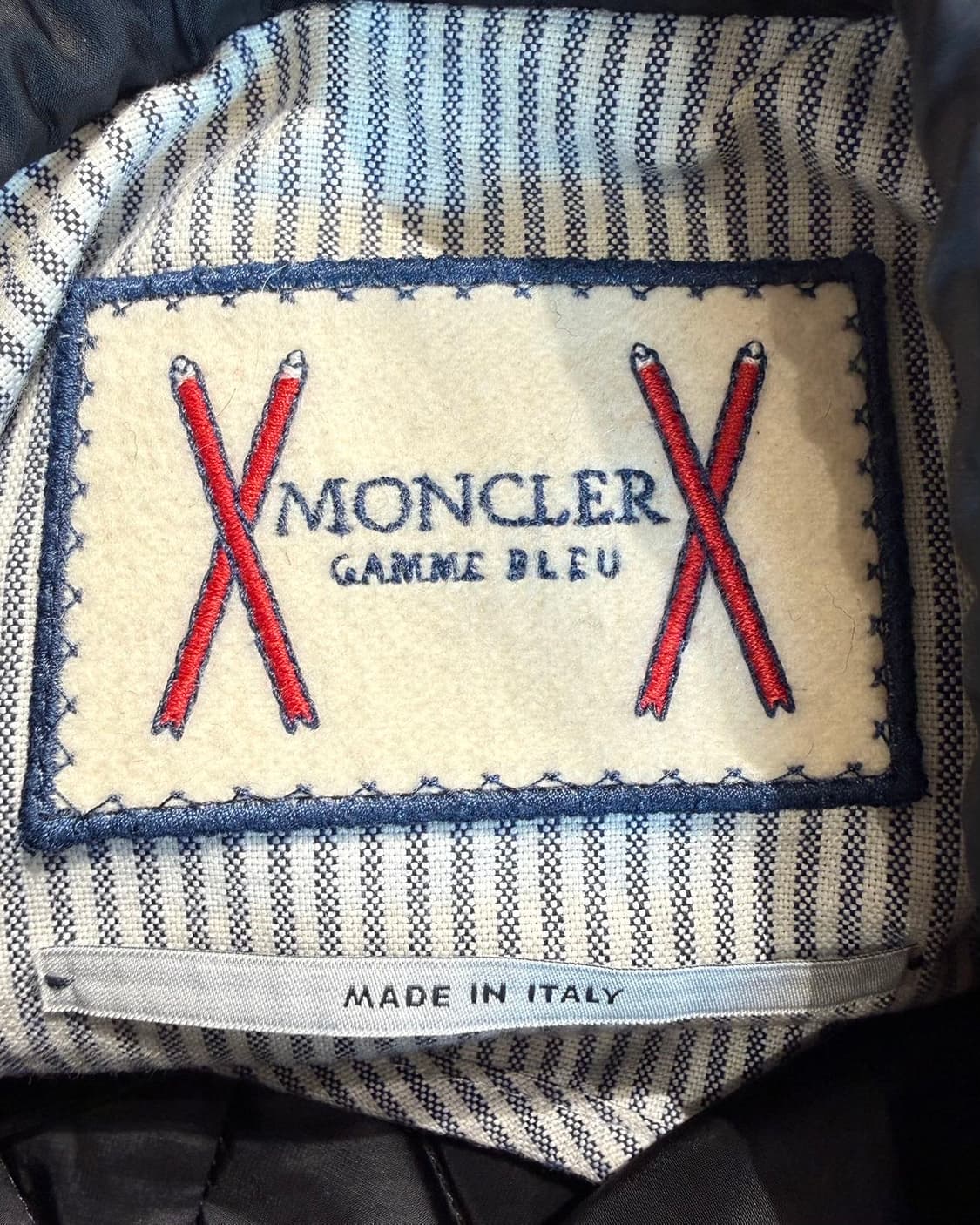 몽클레르 감마블루 블랙 퀼팅 블레이저 점퍼  상품이미지8