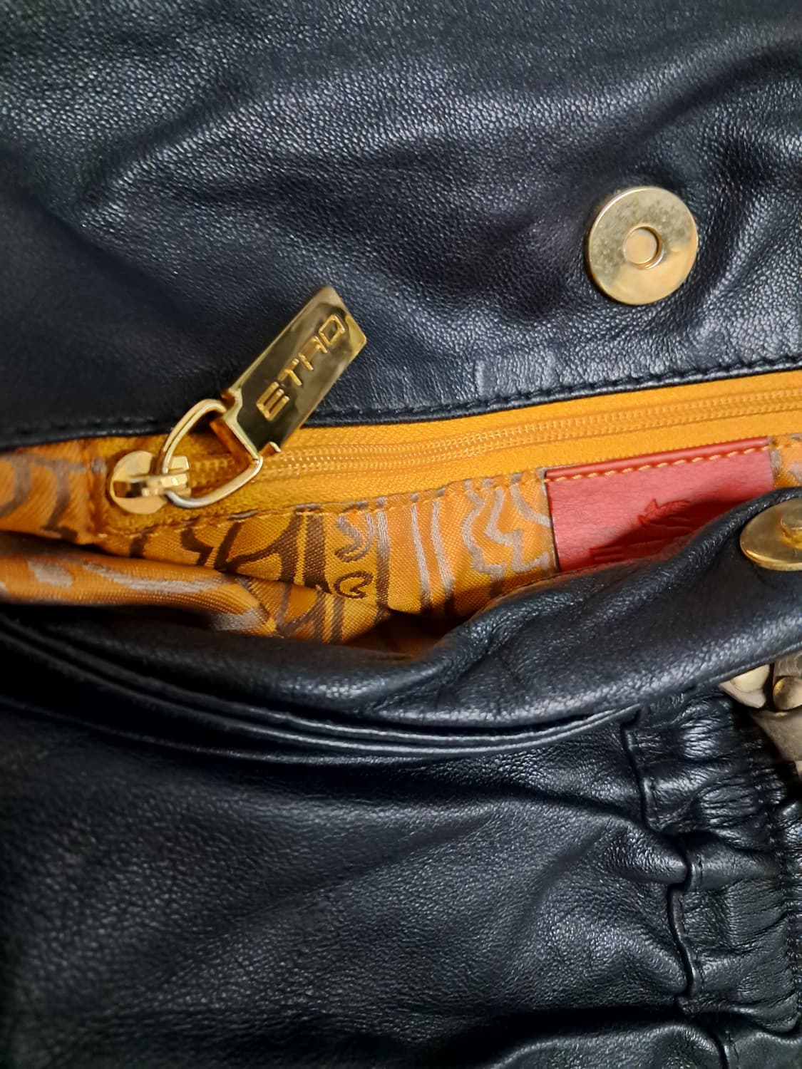 에트로 블랙 가죽 숄더백(정품) 상품이미지8