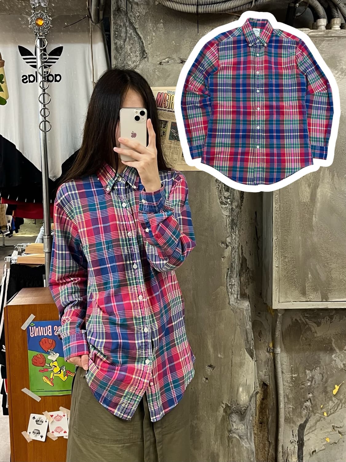 브룩스 브라더스 셔츠 S #csz403 상품이미지1