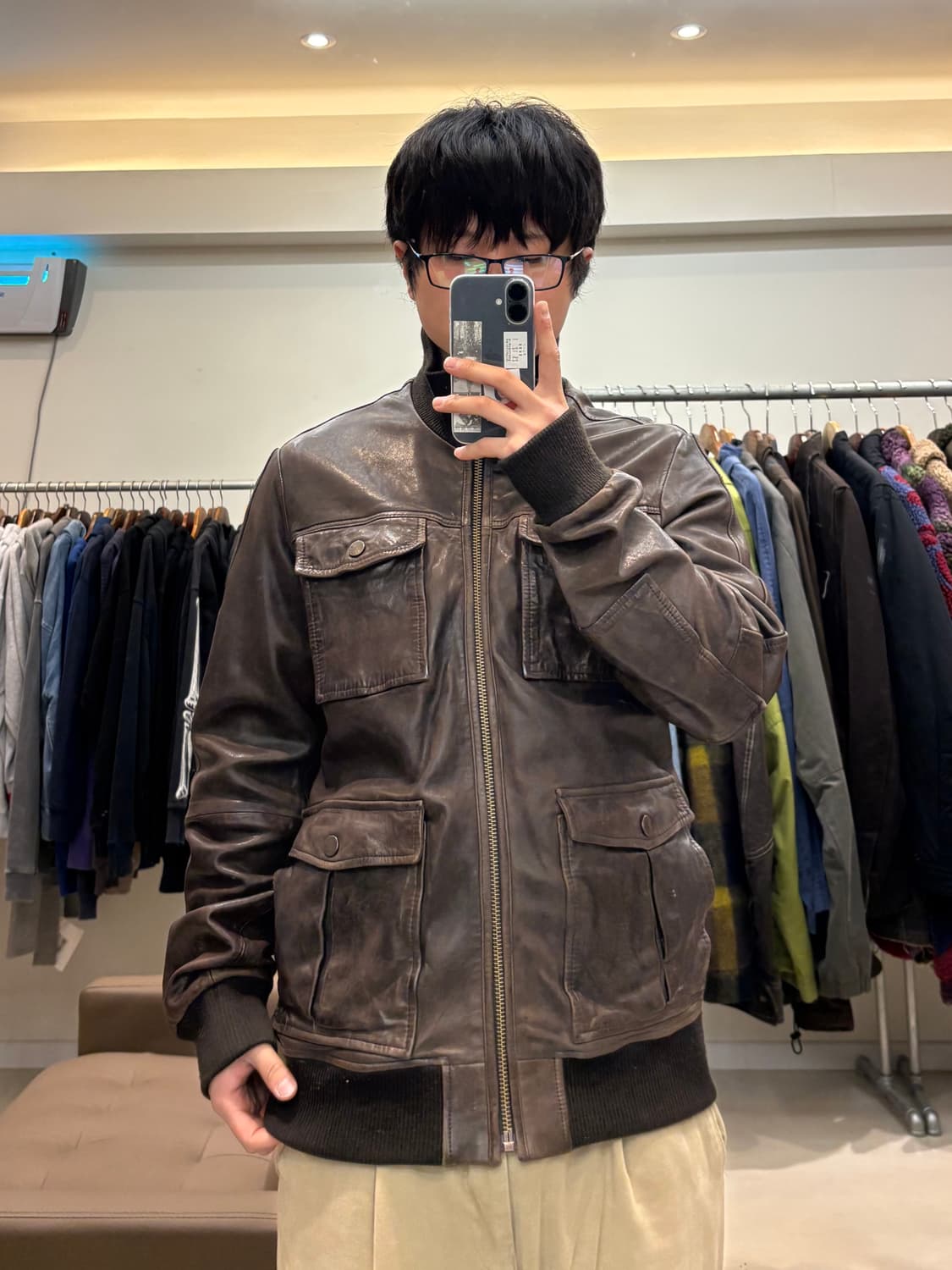 타미힐피거 램스킨 자켓 상품이미지8