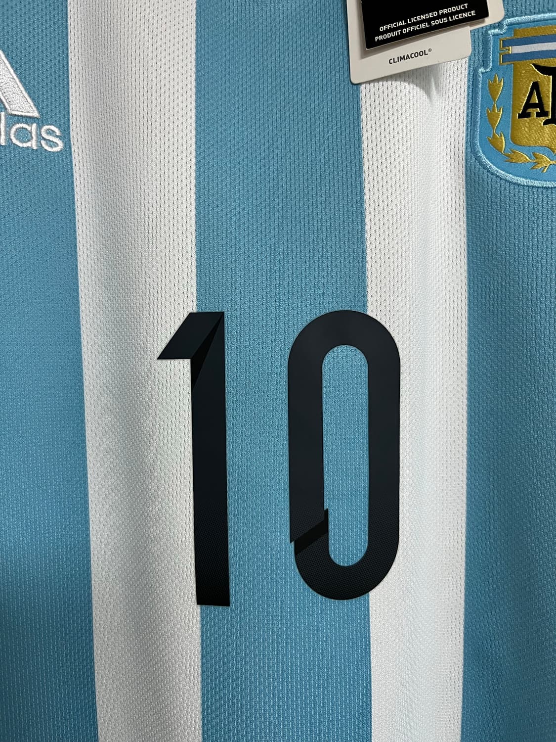 [s]아르헨티나 15-16 홈 유니폼 메시 마킹 상품이미지2