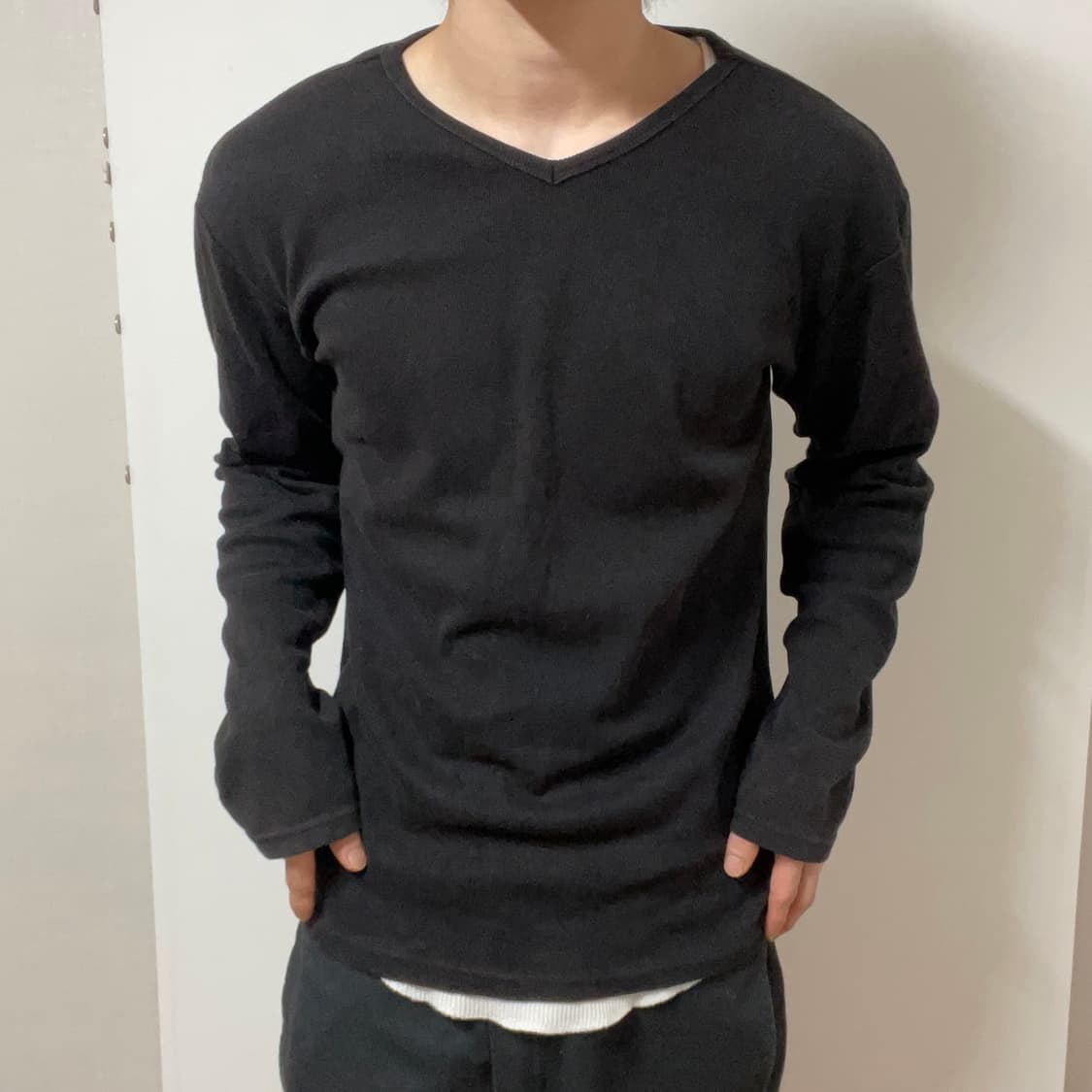 AVIREX RIBBED KNIT LONG SLEEVE 상품이미지1