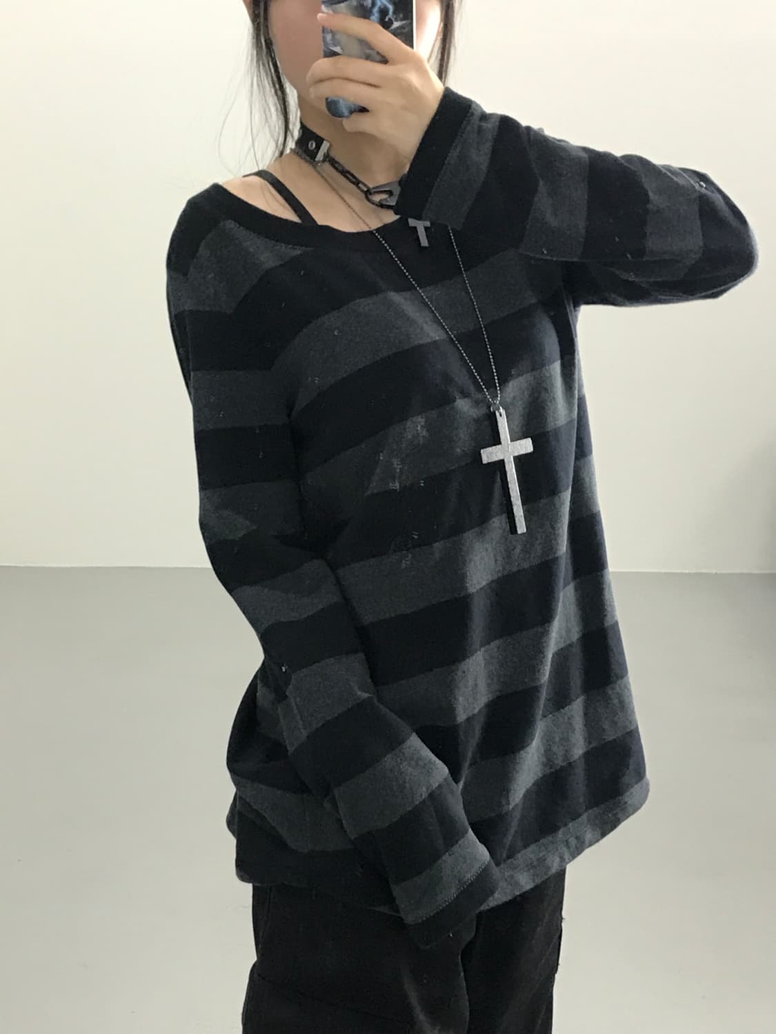 켈빈클라인 스트라이프 롱 슬리브 상품이미지3