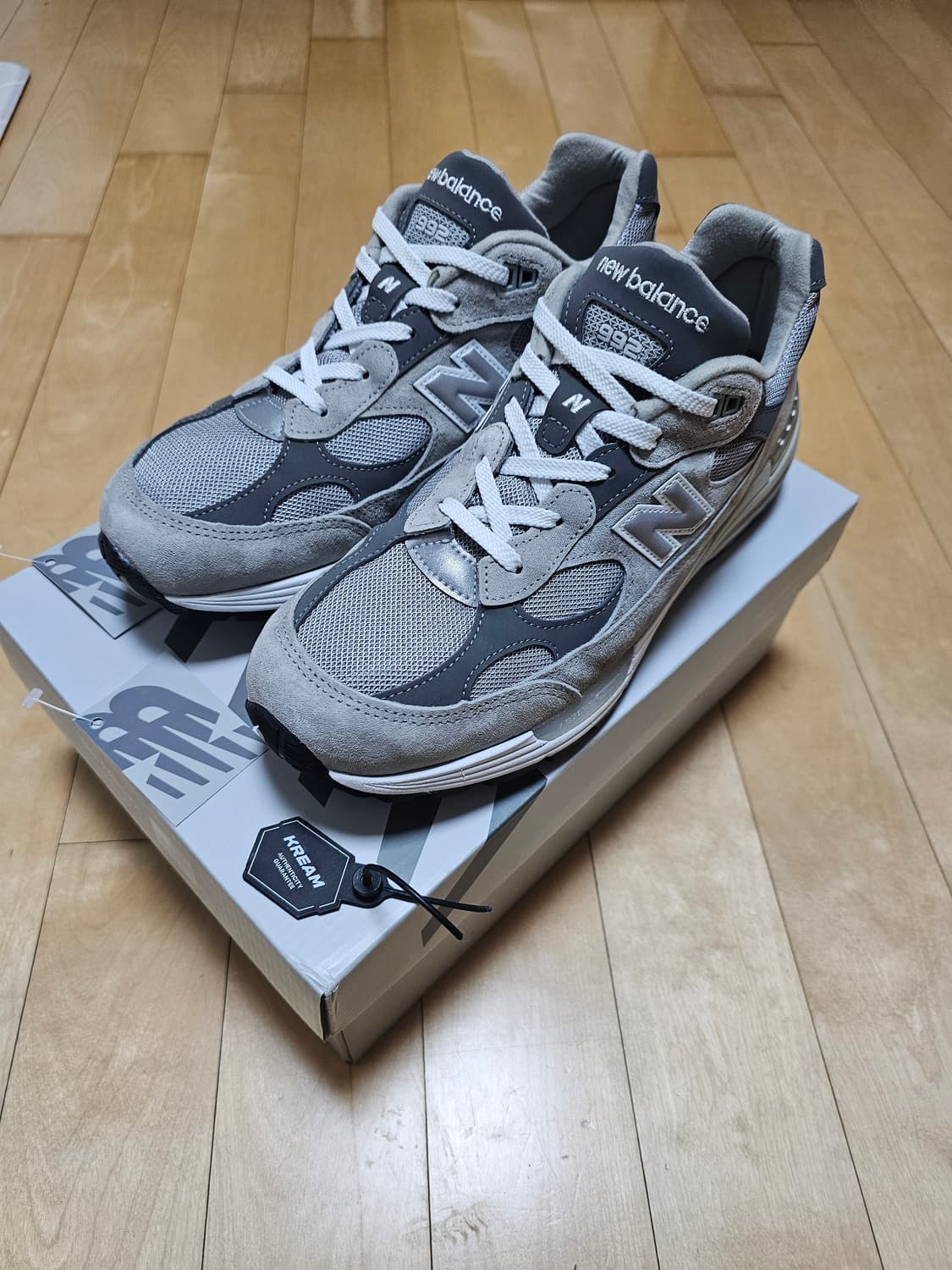 (275)뉴발란스 992 그레이 상품이미지2