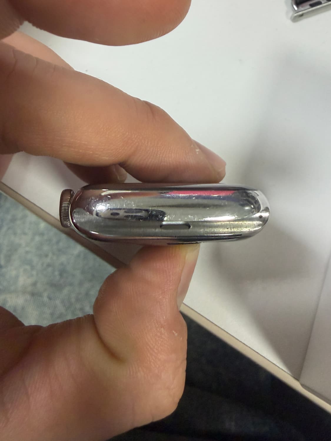 애플워치7 45mm  실버 스테인리스 셀룰러 풀박스 상품이미지8