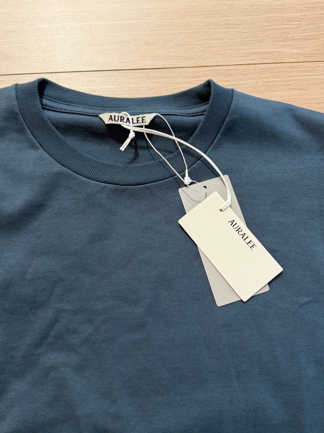 오라리 코튼 반팔티 딥그린 상품이미지2