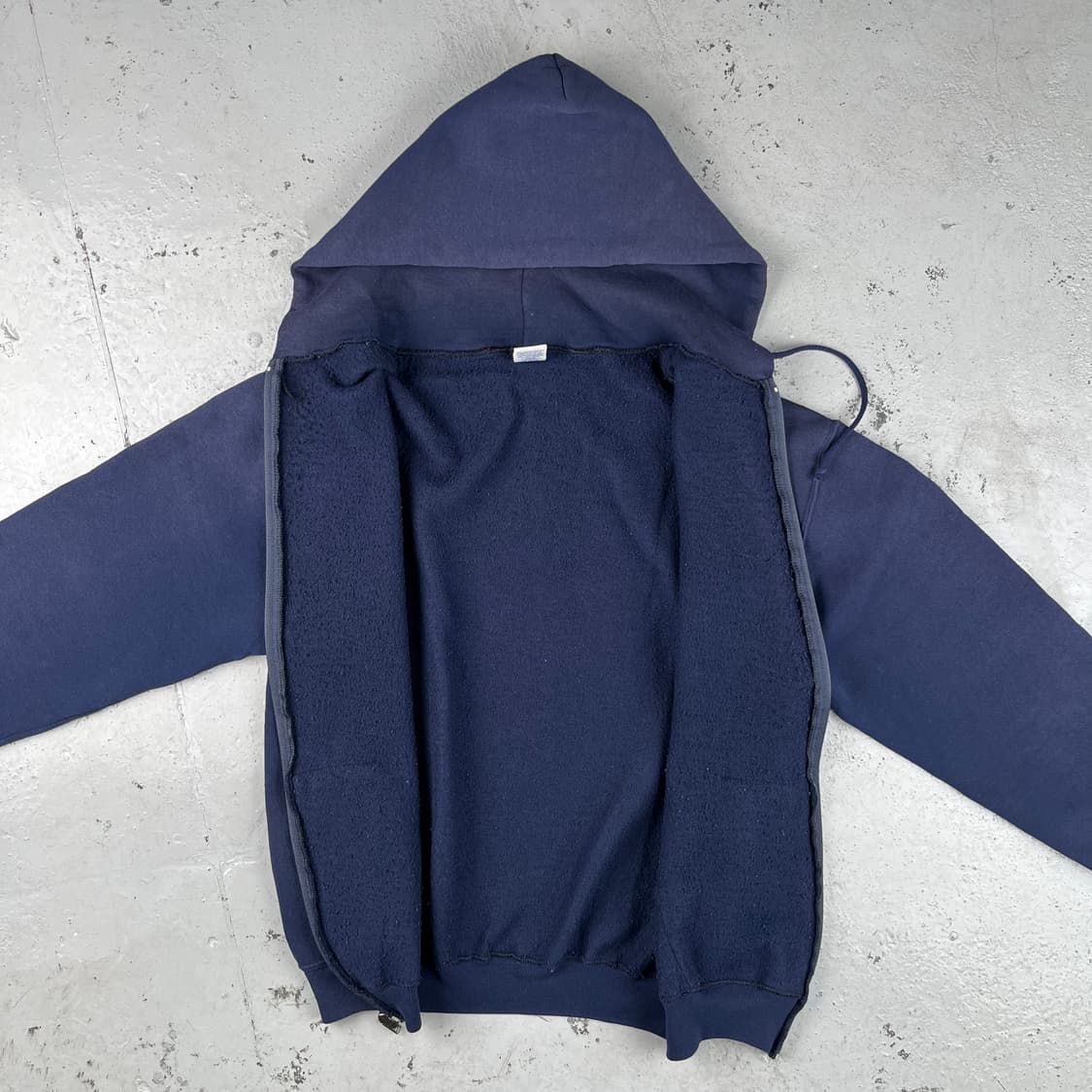 빈티지 러셀 애슬레틱 네이비 후드집업 상품이미지6