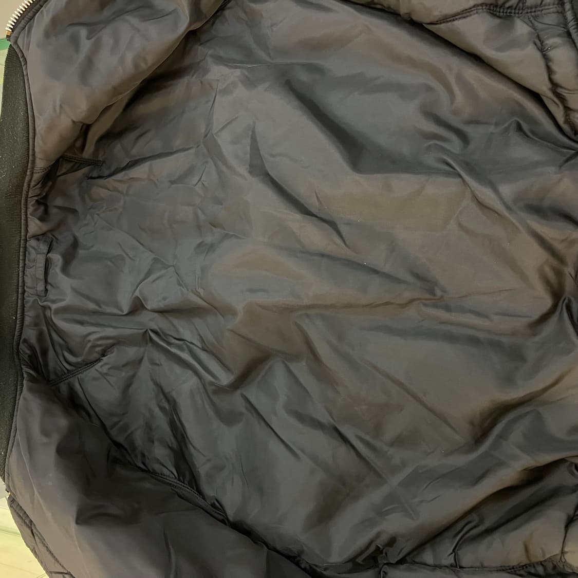 알파인더스트리 블랙 리버시블 ma-1 항공점퍼 XL 상품이미지7