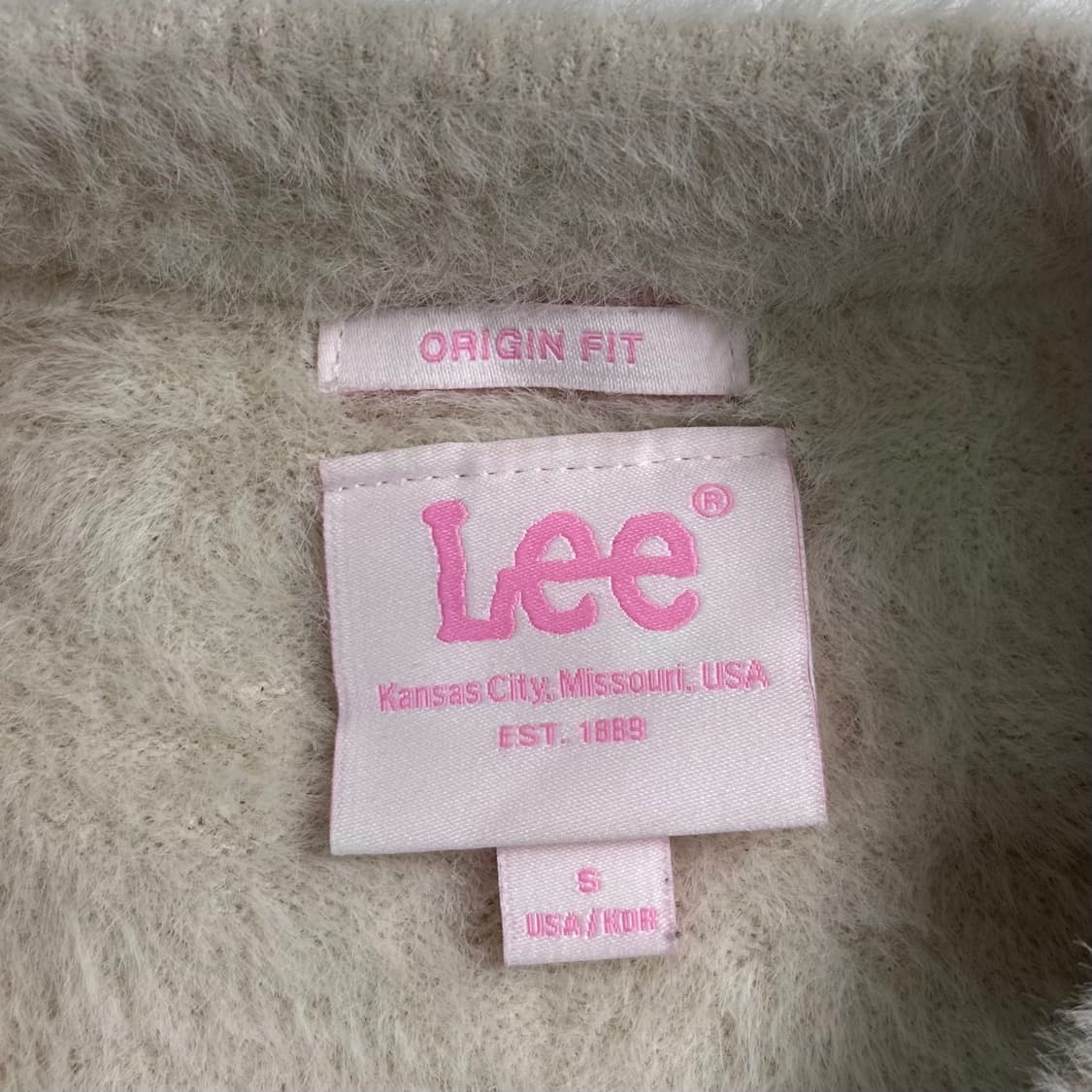 Lee 리 플리스 크롭 니트  상품이미지5