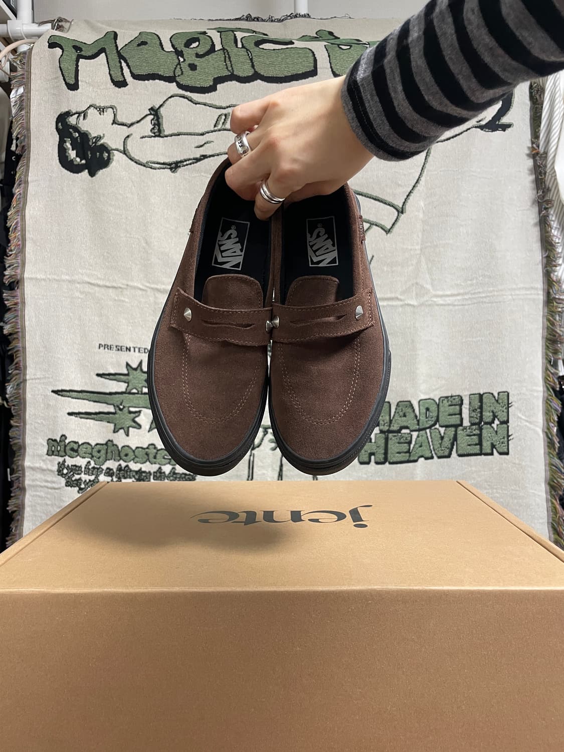 (vans)반스 슬립온 스터드 스웨이드53  245 상품이미지3