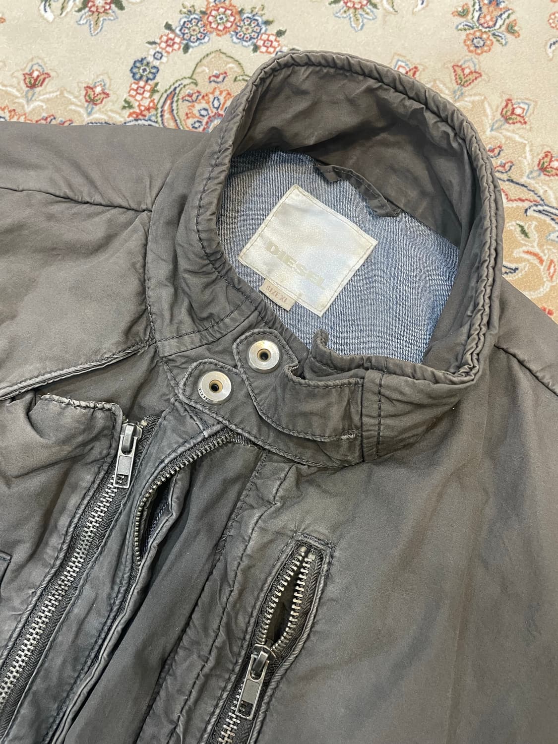 디젤 멀티 지퍼 아우터 자켓 XL 상품이미지5