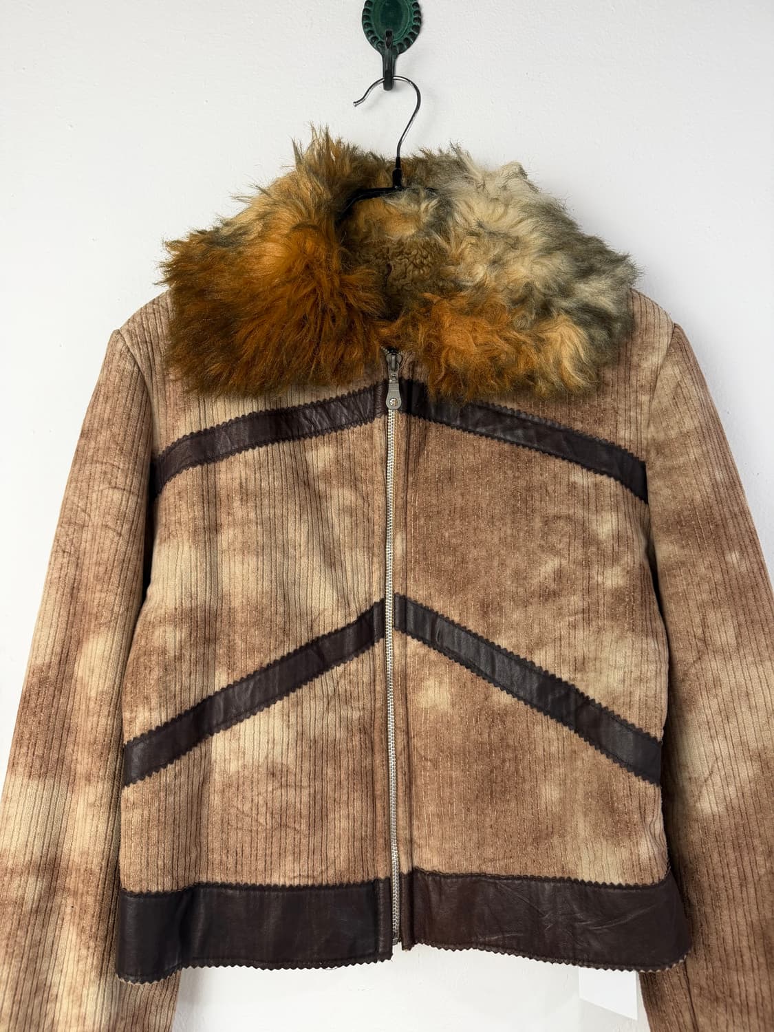 빈티지 레더 트리밍 블루종 (MADE IN ITALY) 상품이미지2