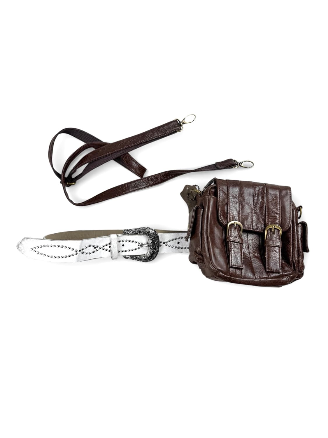 JPN 레더 미니 크로스백 상품이미지8