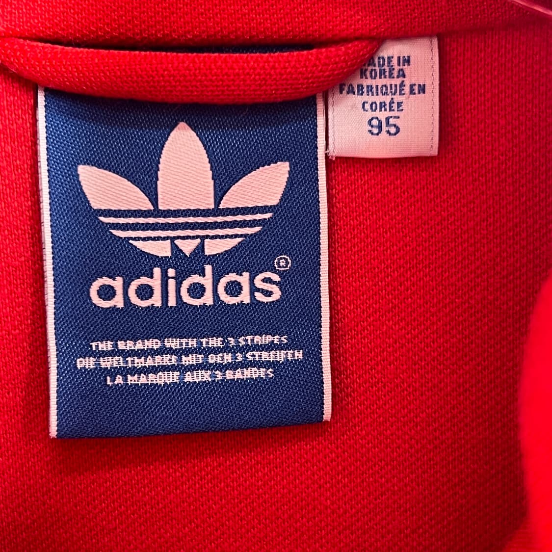 아디다스 유로파 레드 트랙탑 져지 95 상품이미지3