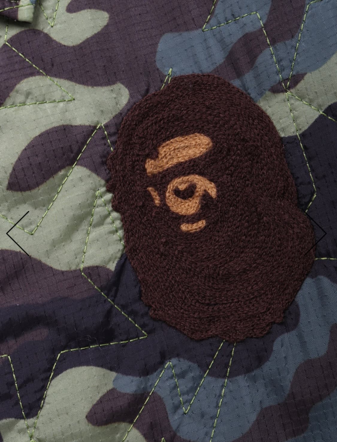 베이프 카모 경량패딩 상품이미지7