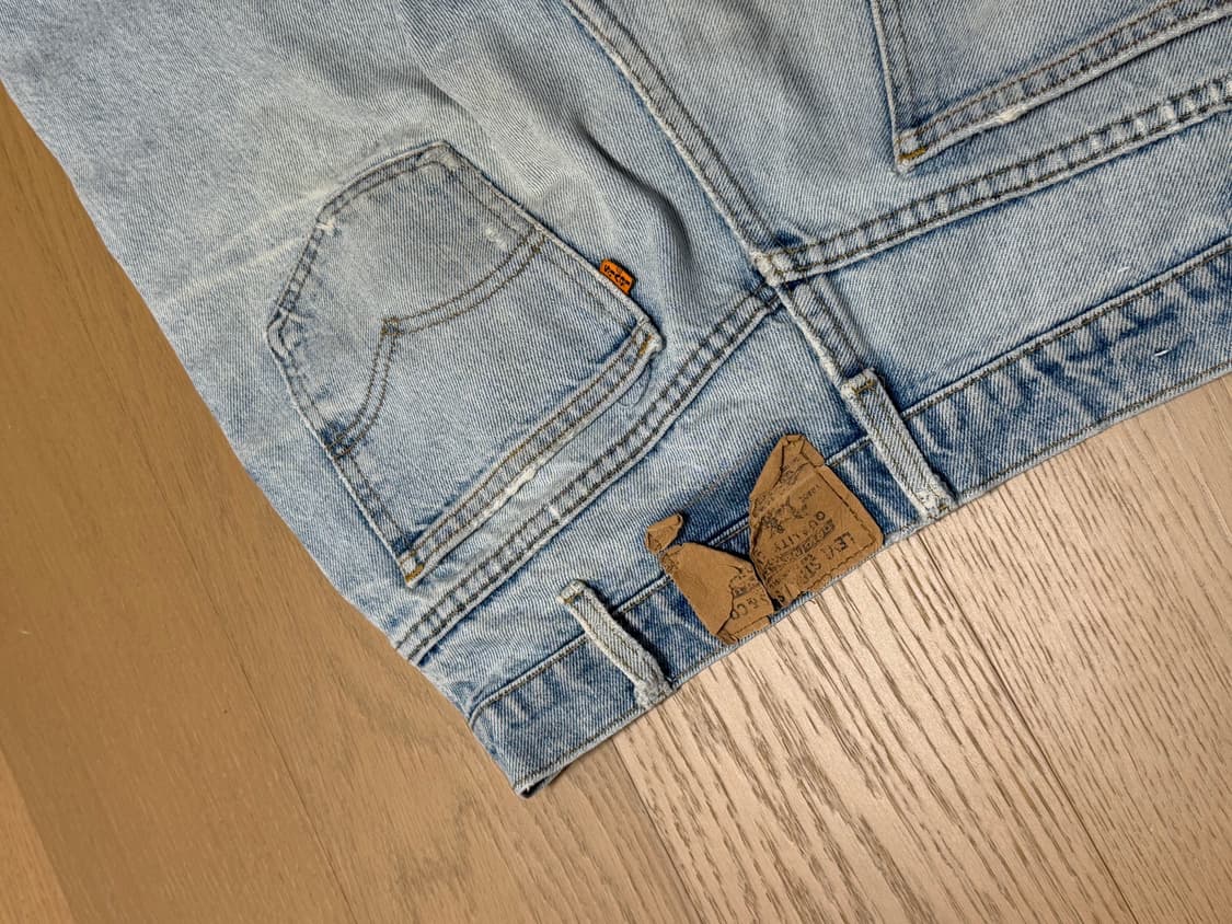 80s 리바이스 517 데님 부츠컷 오렌지탭 상품이미지3