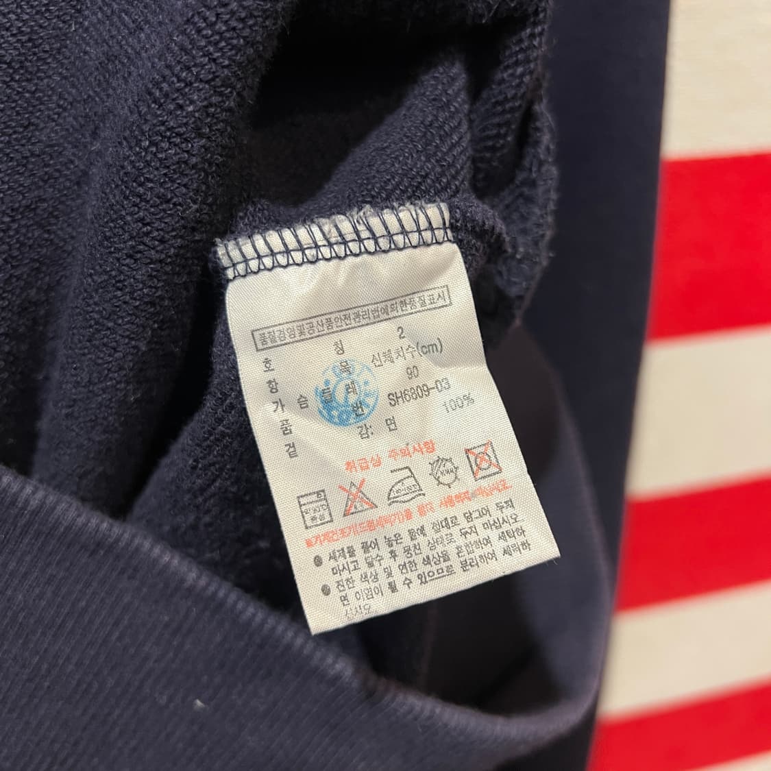 라코스테 네이비 후드티 상품이미지4