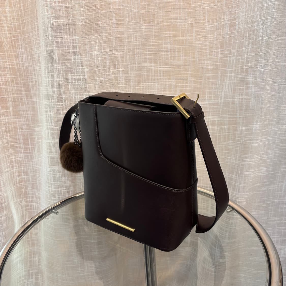 정품 칼린 가죽 숄더백     상품이미지2