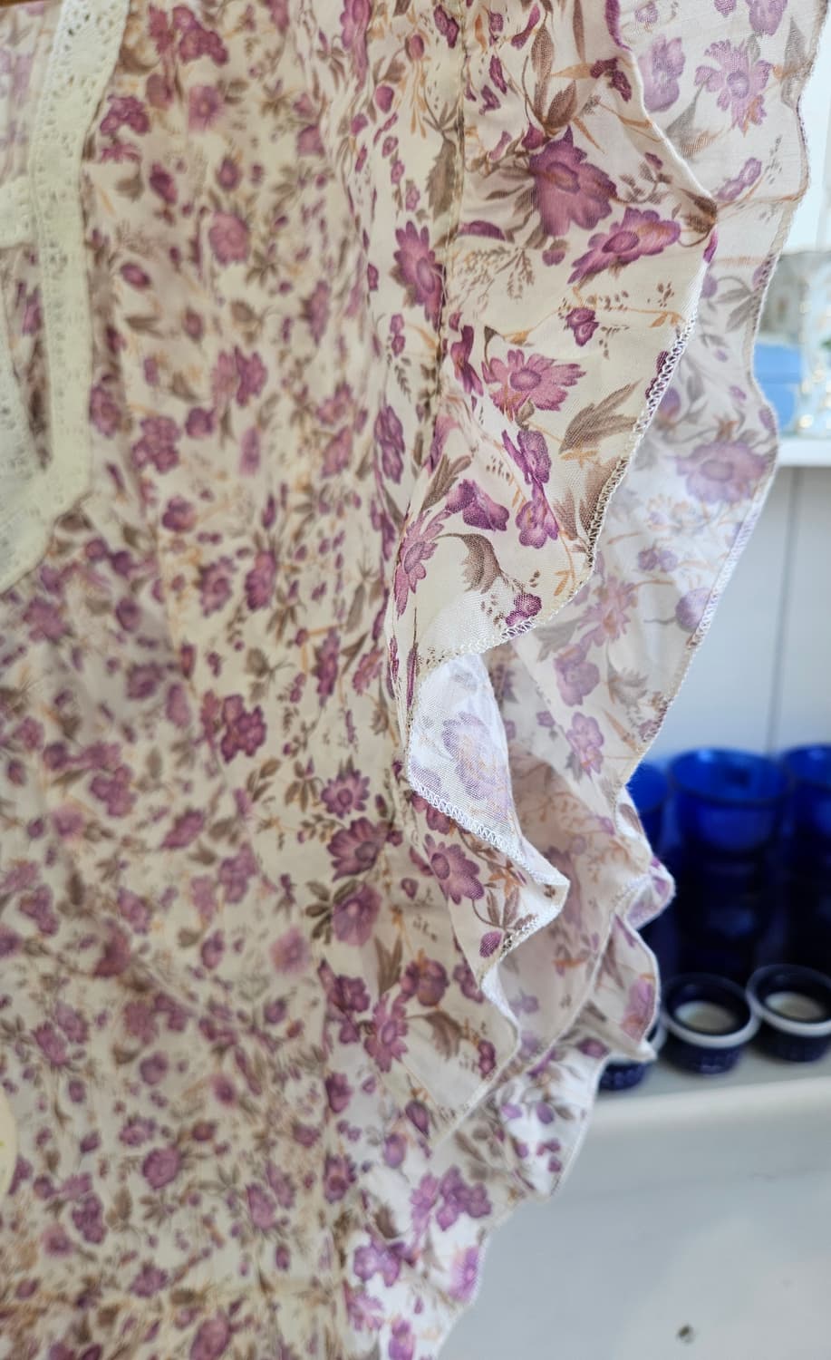 플라워 케이프 블라우스 (모리걸 무드) 상품이미지3