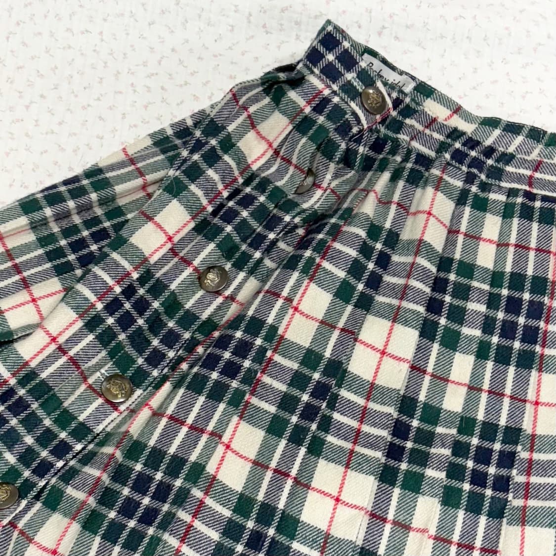 JPN/ 미디스커트 울미디스커트 클래식미디스커트 스쿨룩스커트 상품이미지5