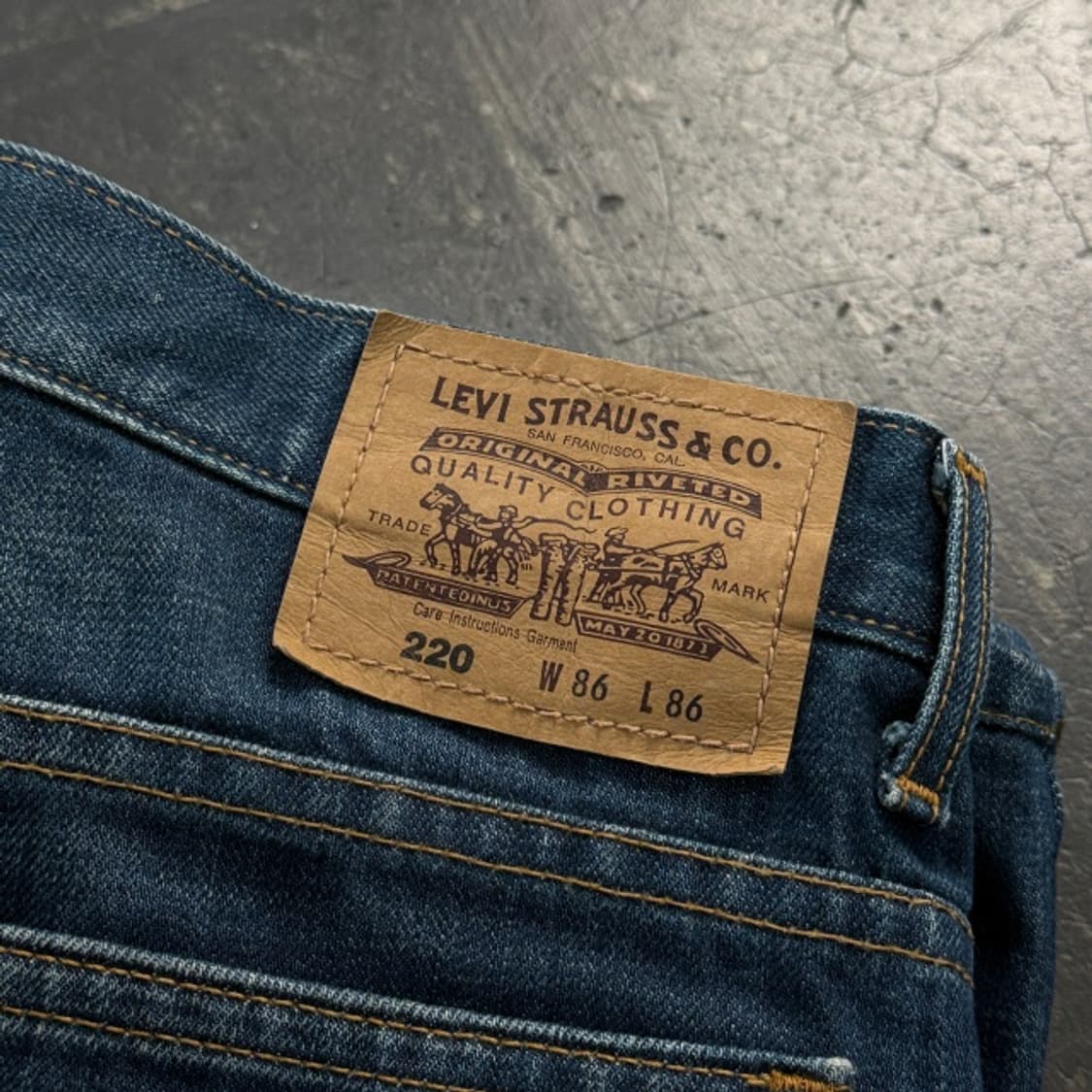 32 리바이스 오렌지탭 청바지  상품이미지2