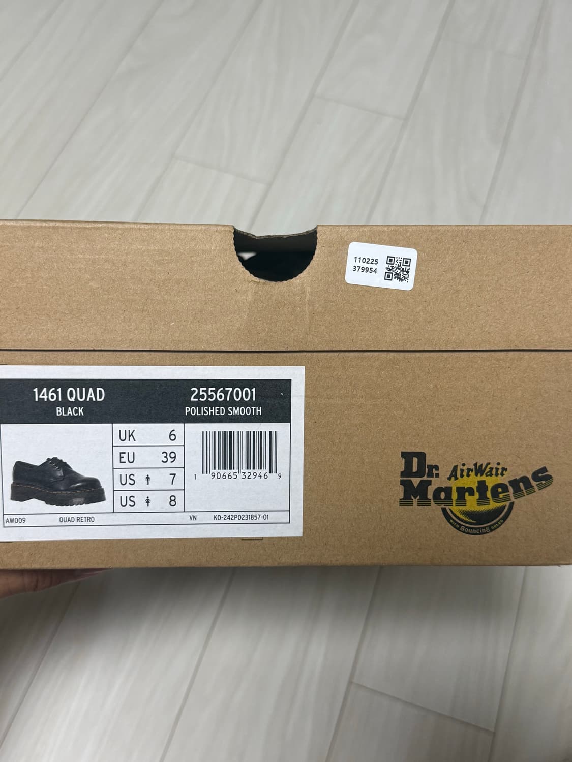 닥터마틴 1461 Quad Black 250 (UK6) 상품이미지4