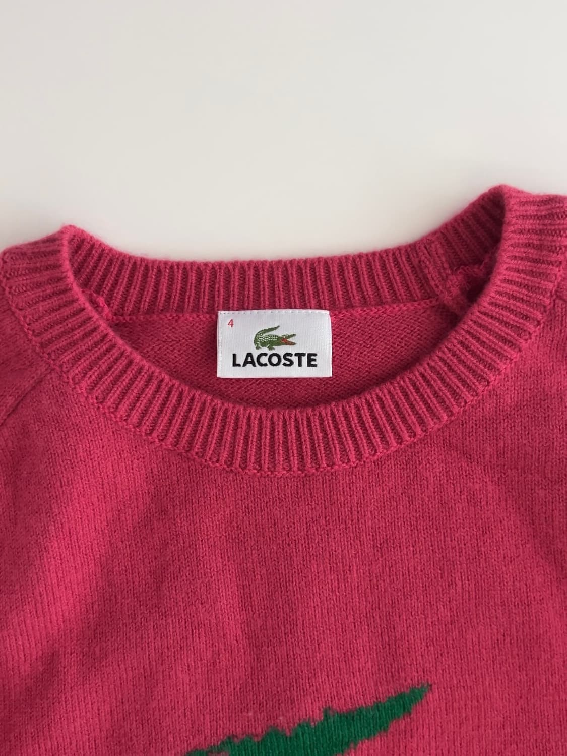 라코스테 빅로고 울 니트 4 상품이미지4