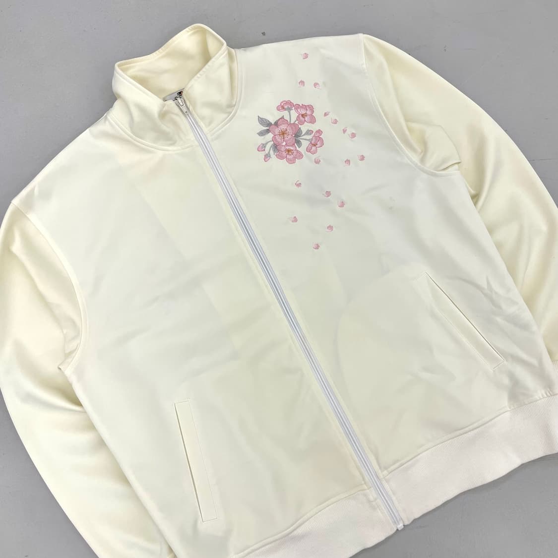 카라쿠리 타마시 제팬 벚꽃 잉어 자수 오리엔탈 트랙탑 져지 상품이미지4