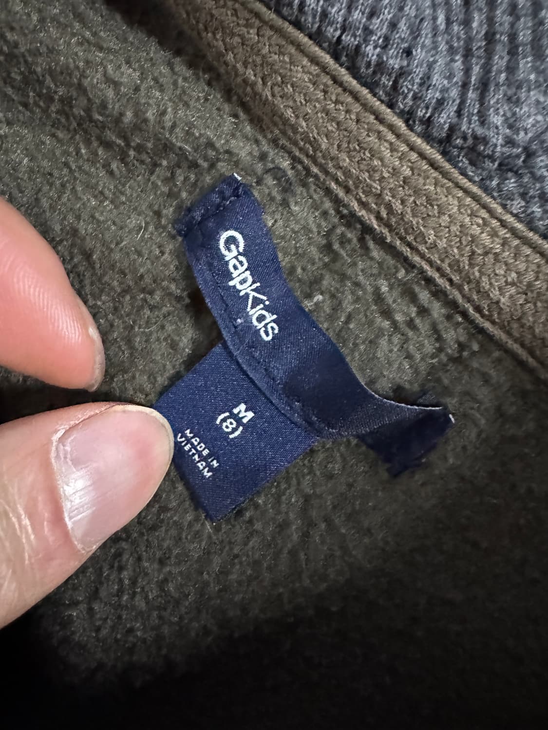 여성 GAP 갭 키즈 플리스 후드집업 130 xs 상품이미지3