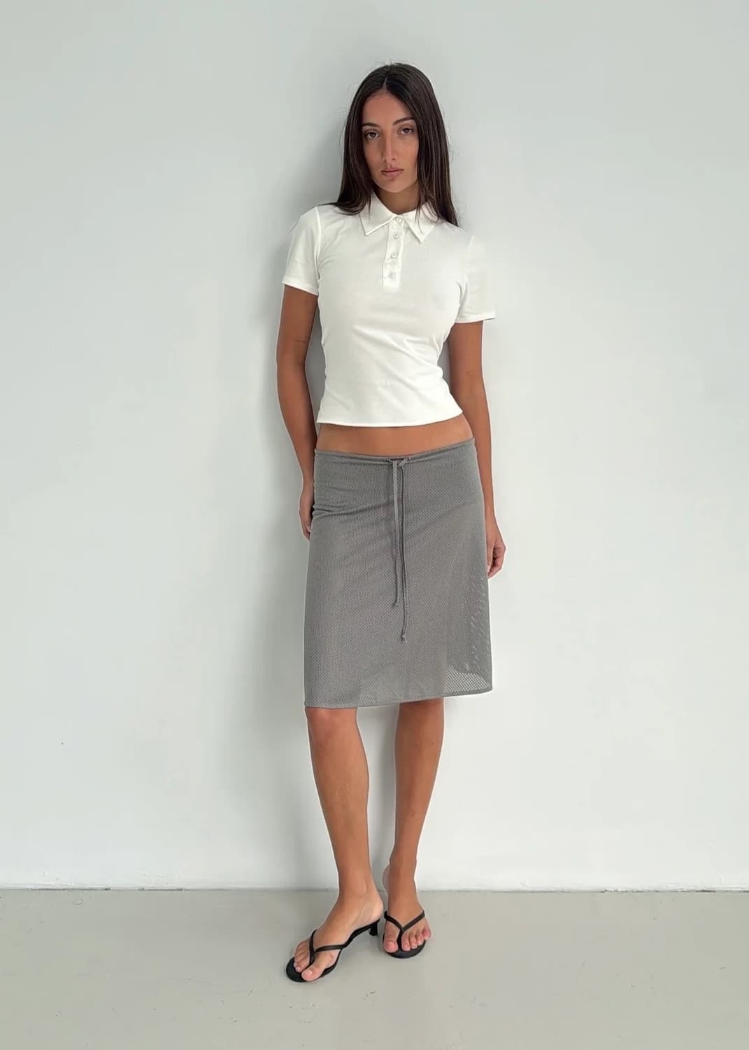 Little Yarn - tammy mesh skirt 상품이미지1