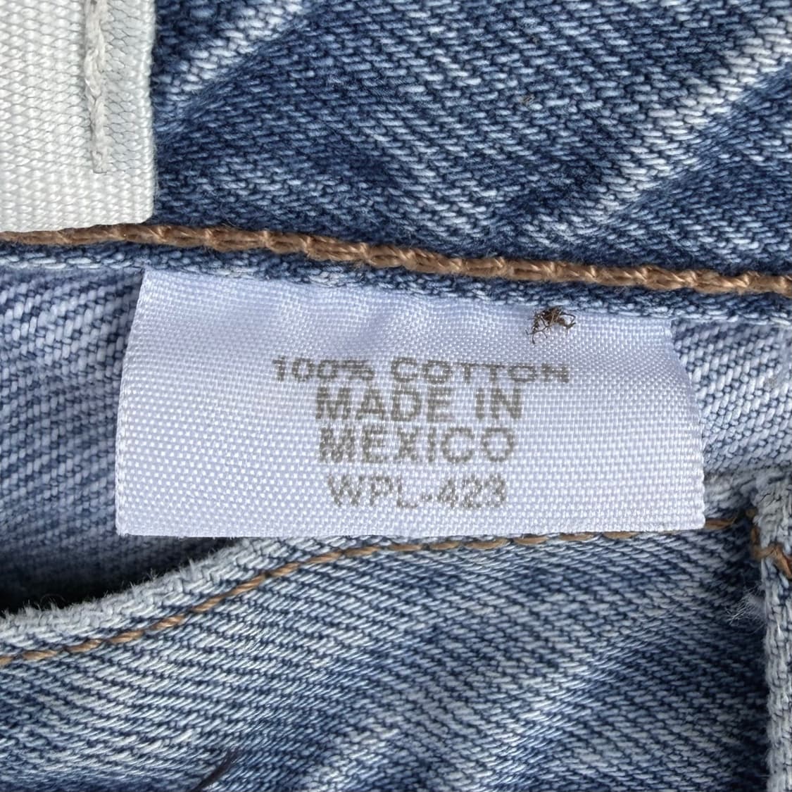 리바이스 501 스트레이트 레그 연청 데님 (34)   상품이미지9