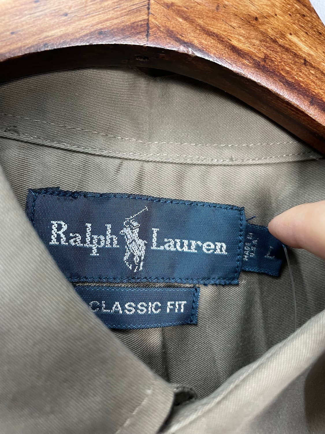 폴로 랄프로렌 솔리드 셔츠 H1032 상품이미지5