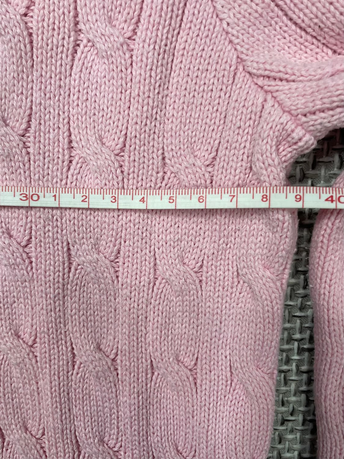 폴로 랄프 로렌 핑크색 케이블 니트 M 상품이미지5