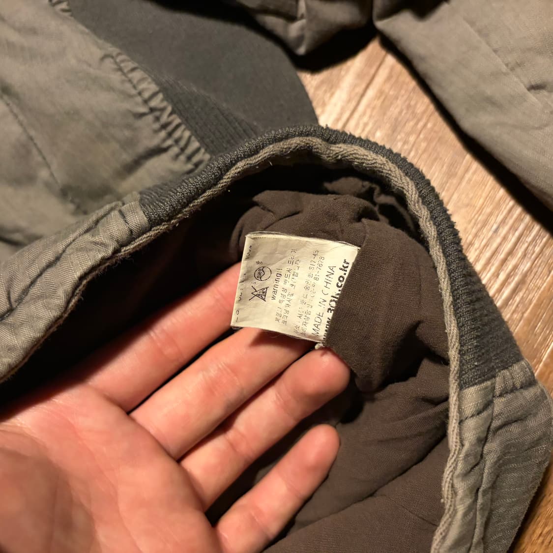 00s 3QR Military bold hoodie jacket 상품이미지5