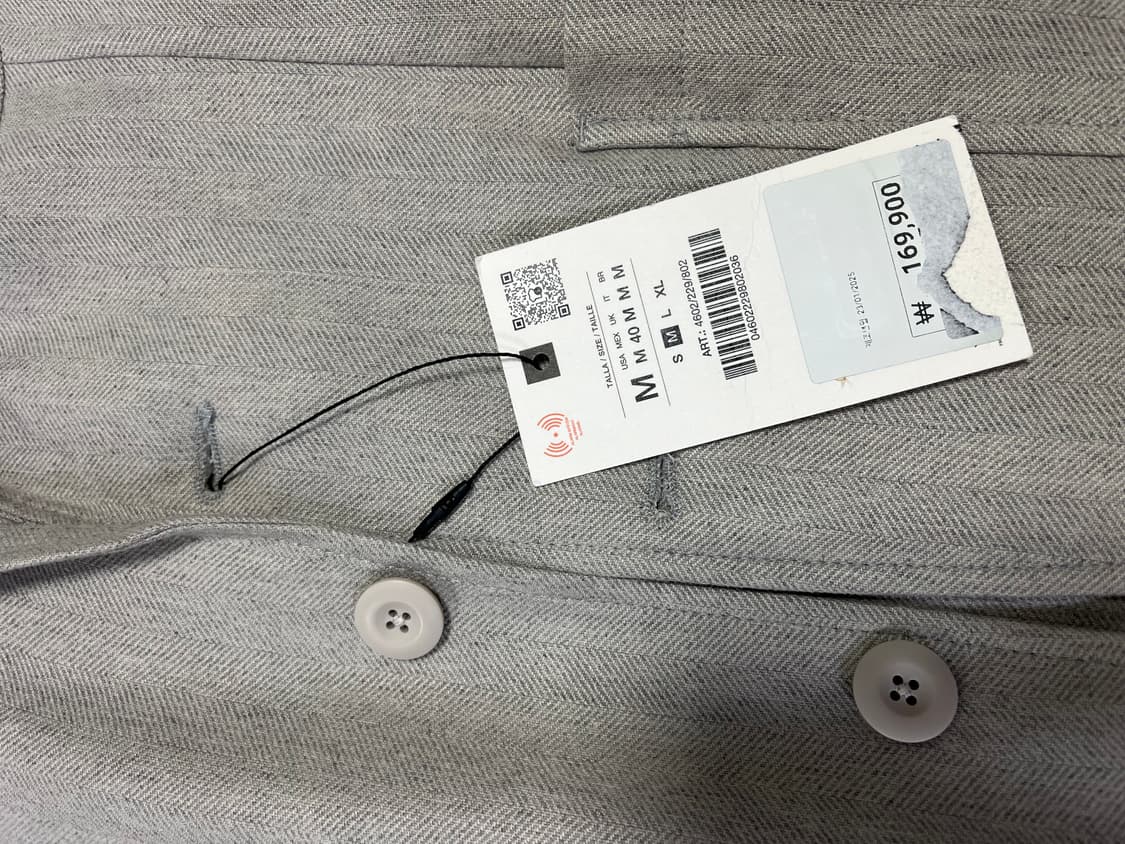 자라 춘추자켓 M 상품이미지3