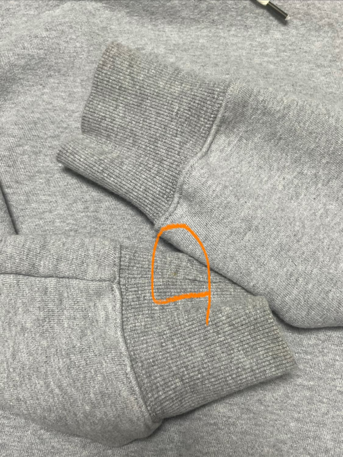 유니폼브릿지 코튼 로고 긴팔 맨투맨 후드티 그레이 상품이미지3