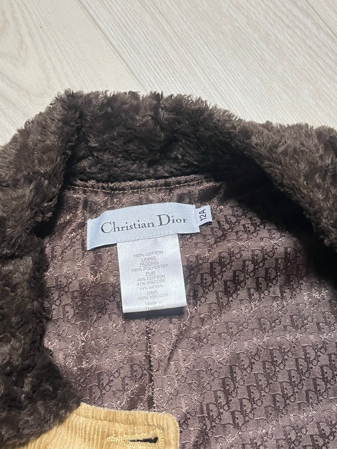 디올 코듀로이 코트 상품이미지4