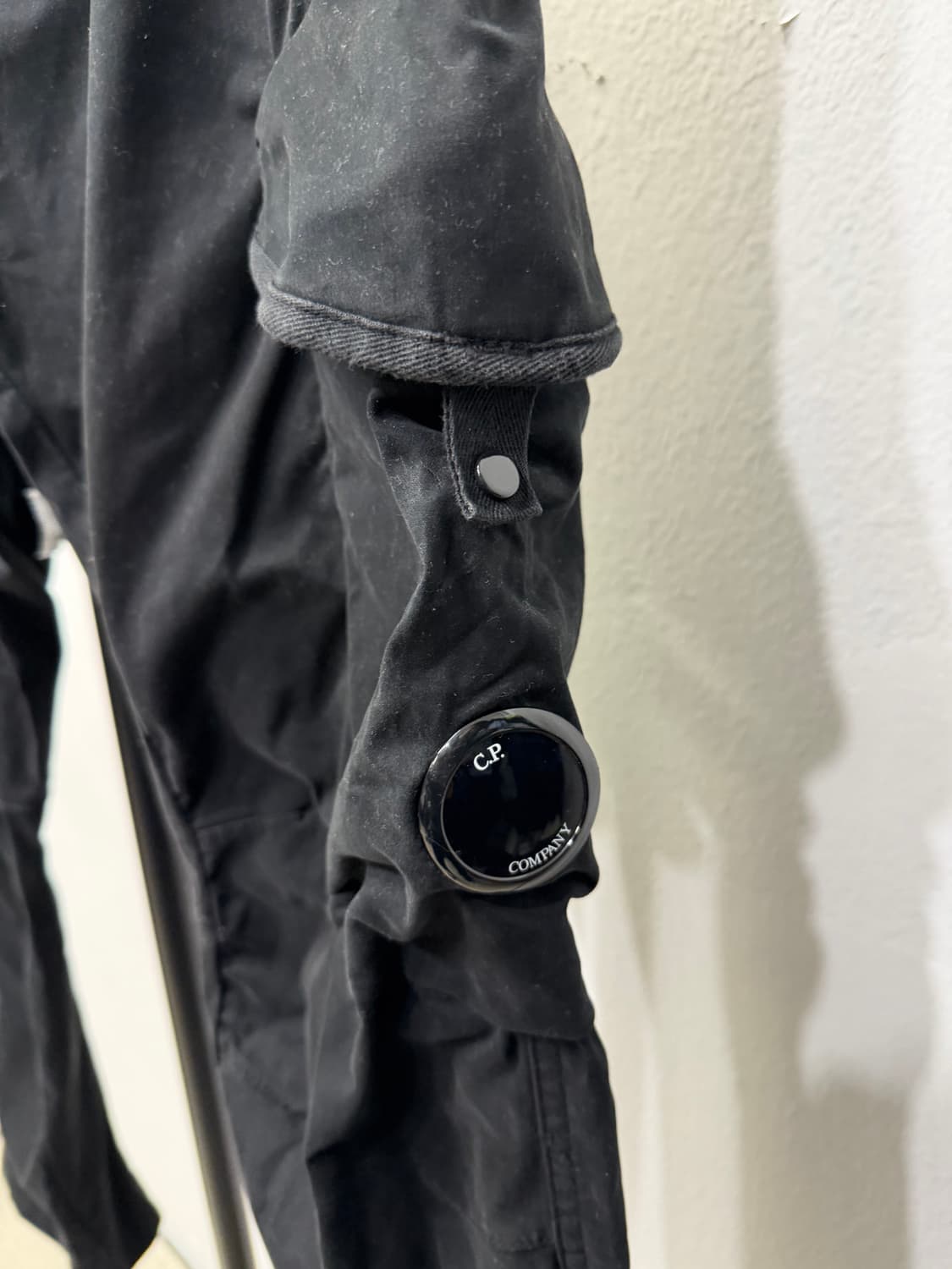 정품) CP컴퍼니 신형 FW 렌즈 블랙 카고 바지 52(38) 상품이미지3