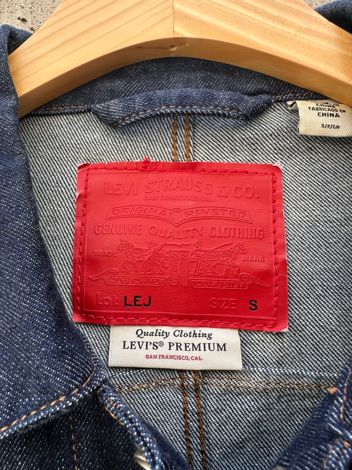 리바이스 엔지니어드 데님 트러커 자켓  상품이미지5