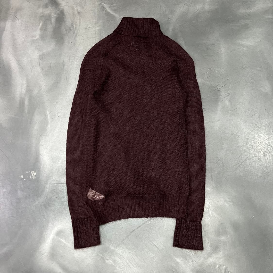  dkny 모헤어 시스루 터틀넥 니트 y15427 상품이미지2