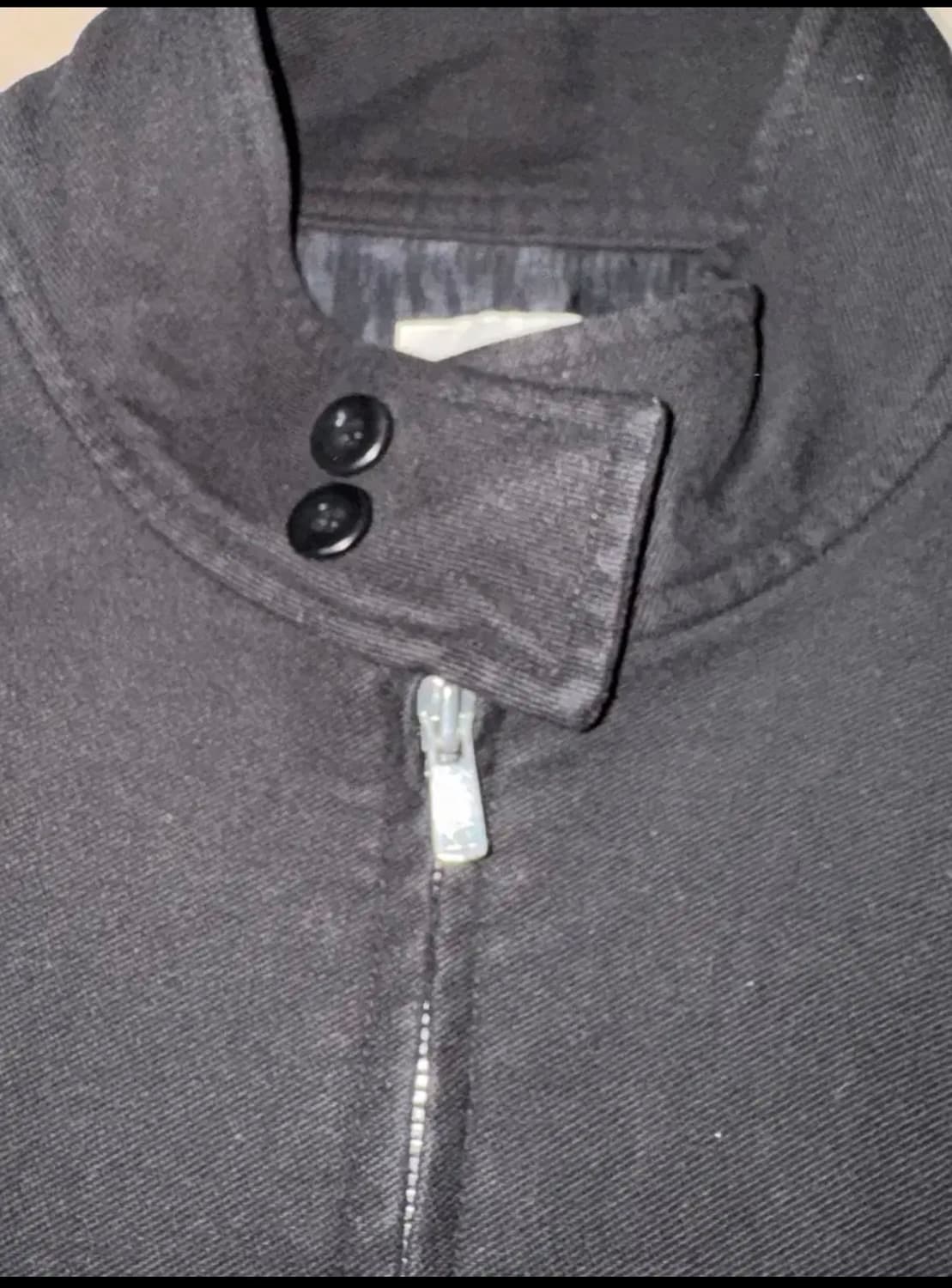 (2) ham 블랙 몰스킨 Harrington 자켓 상품이미지6