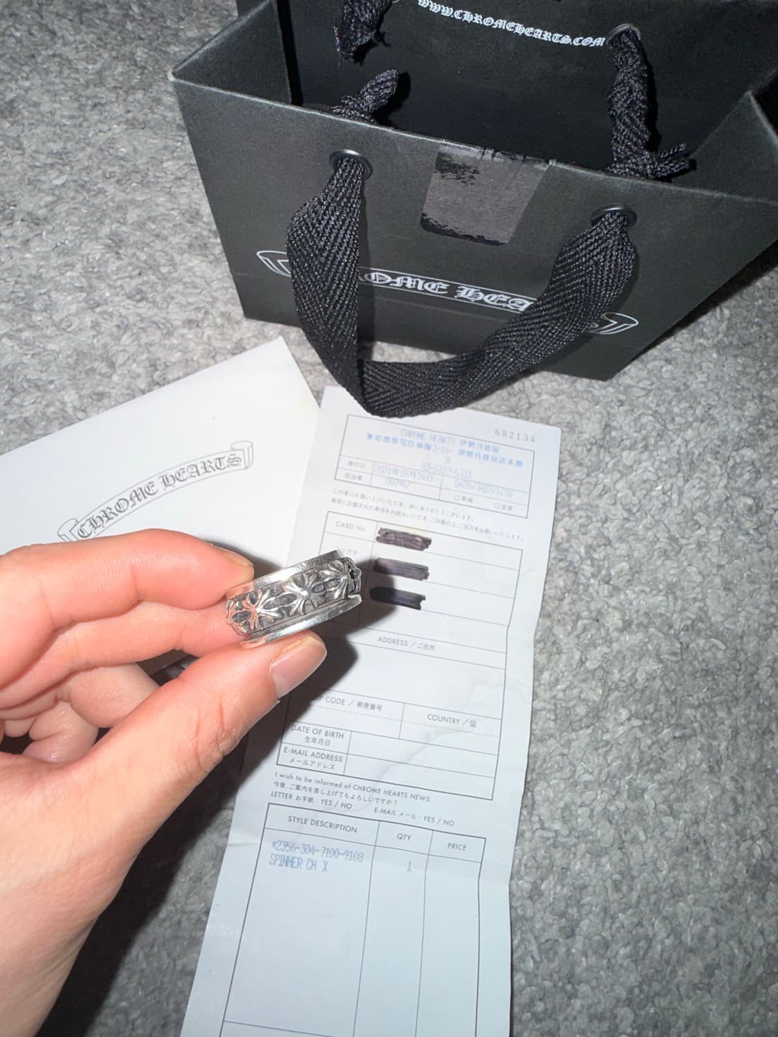 크롬하츠 스피너링 us 8 상품이미지2