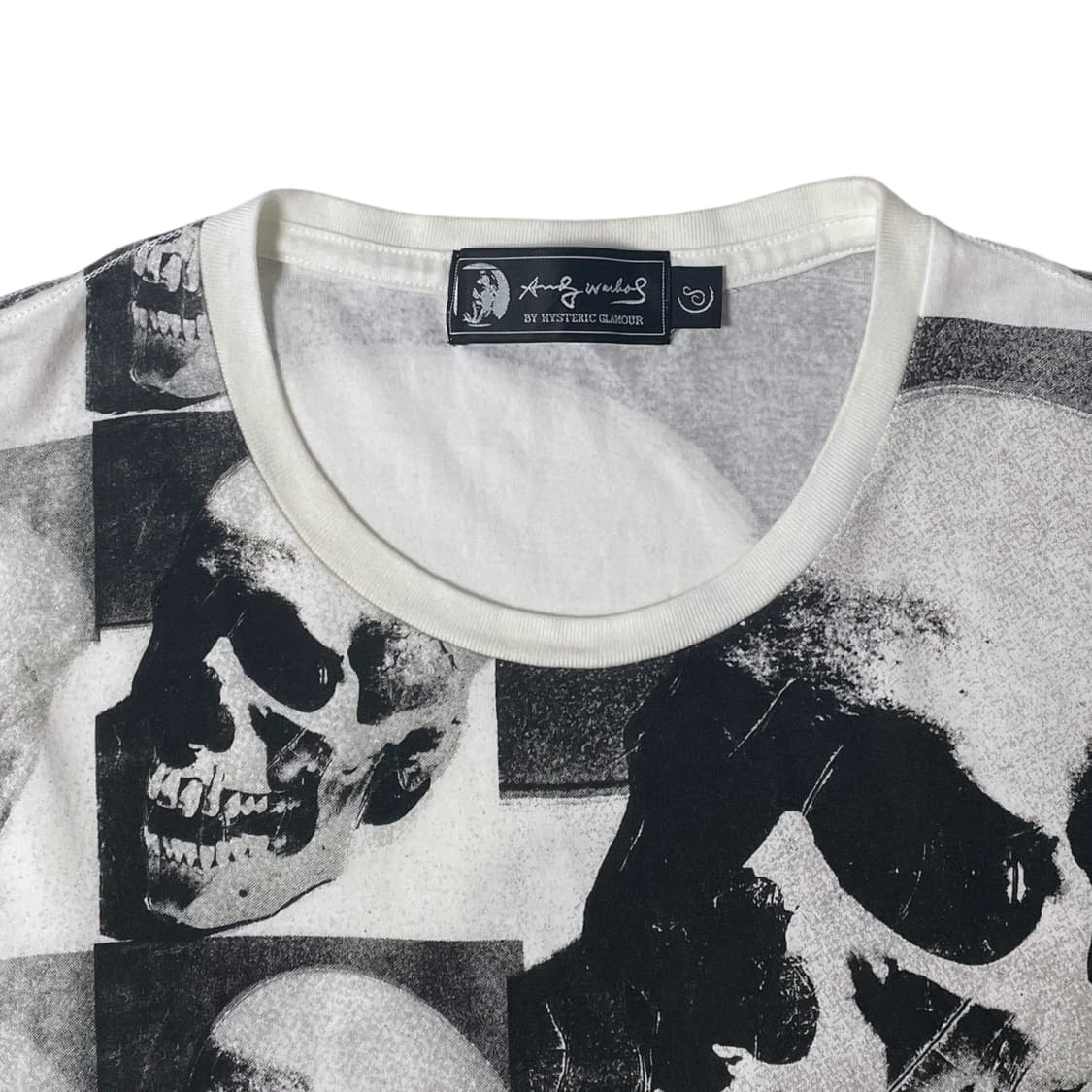 히스테릭 글래머 앤디워홀 스컬 티셔츠 상품이미지3