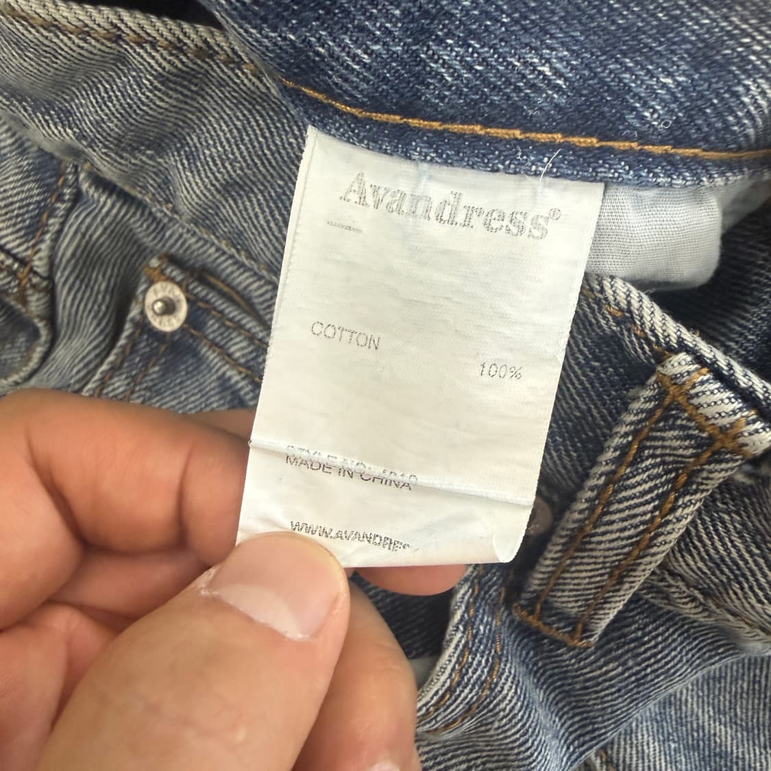 (S)어반 드레스 AVAN DRESS 카고 데님 반바지 상품이미지3