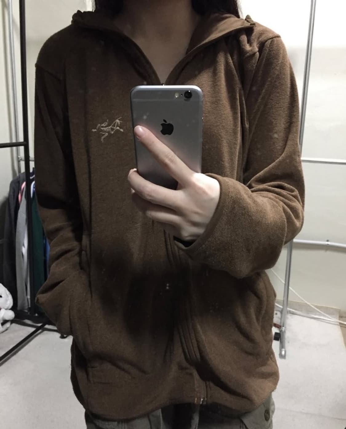 아크테릭스 브라운 초코 후리스 후드집업  상품이미지1