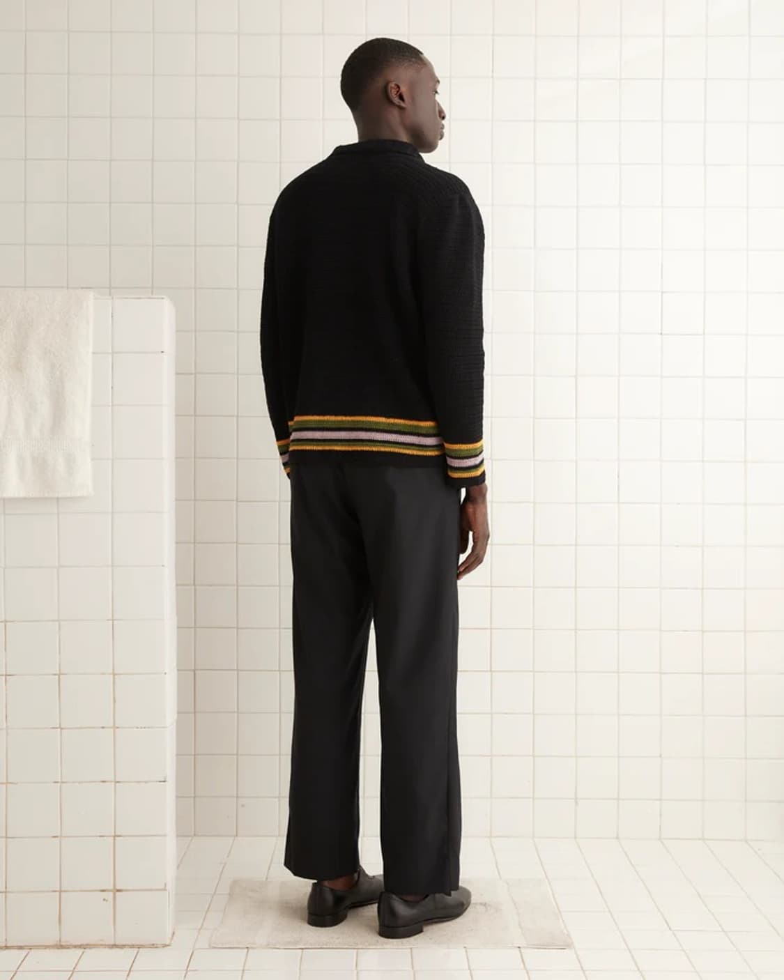 [M]보디 BODE Harbor Stripe 크로셰 셔츠 상품이미지4