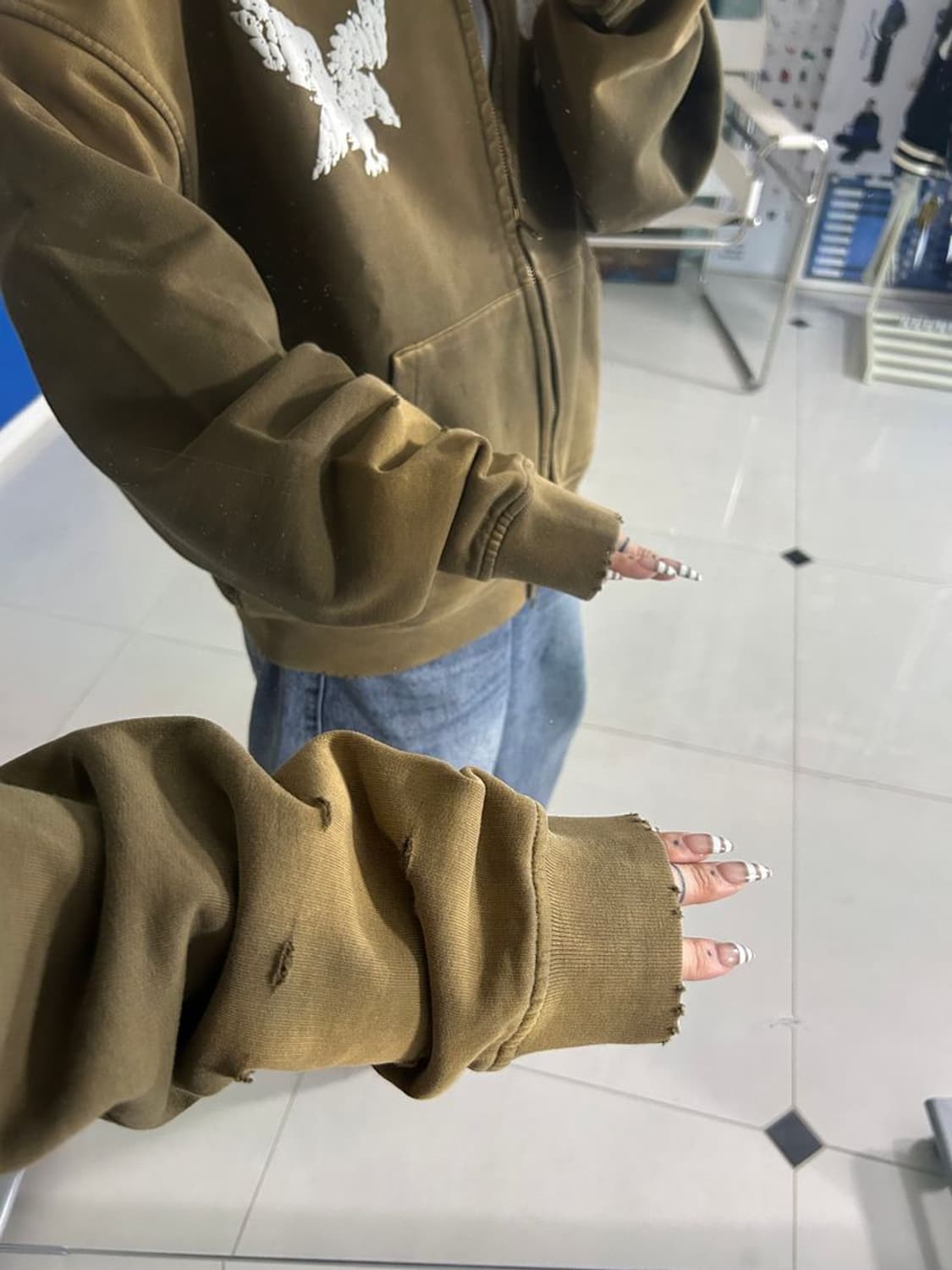 FADE SUKA ZIP HOODIE 페이드 수카 지퍼 후드티 #02 상품이미지3