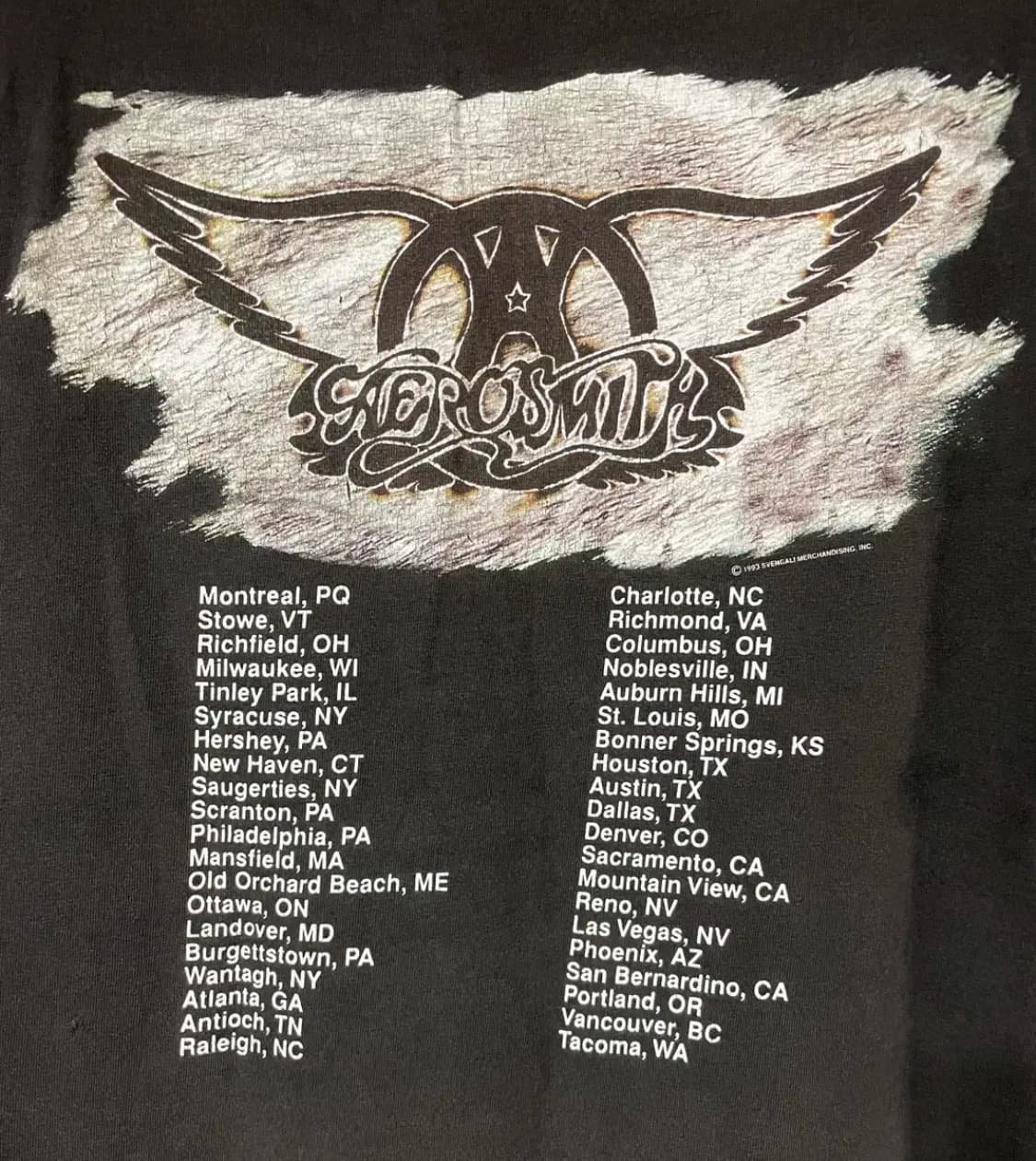 에어로스미스 90s 밴드티 상품이미지5