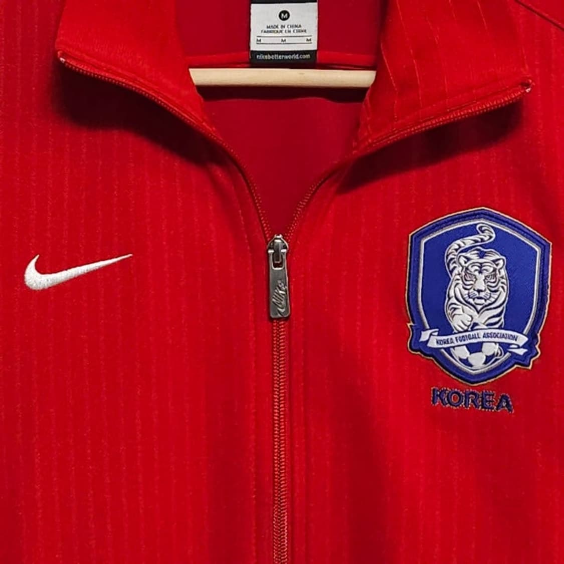 95 Nike 나이키 대한민국 12~13국대 져지 집업 트랙자켓 레드 상품이미지2